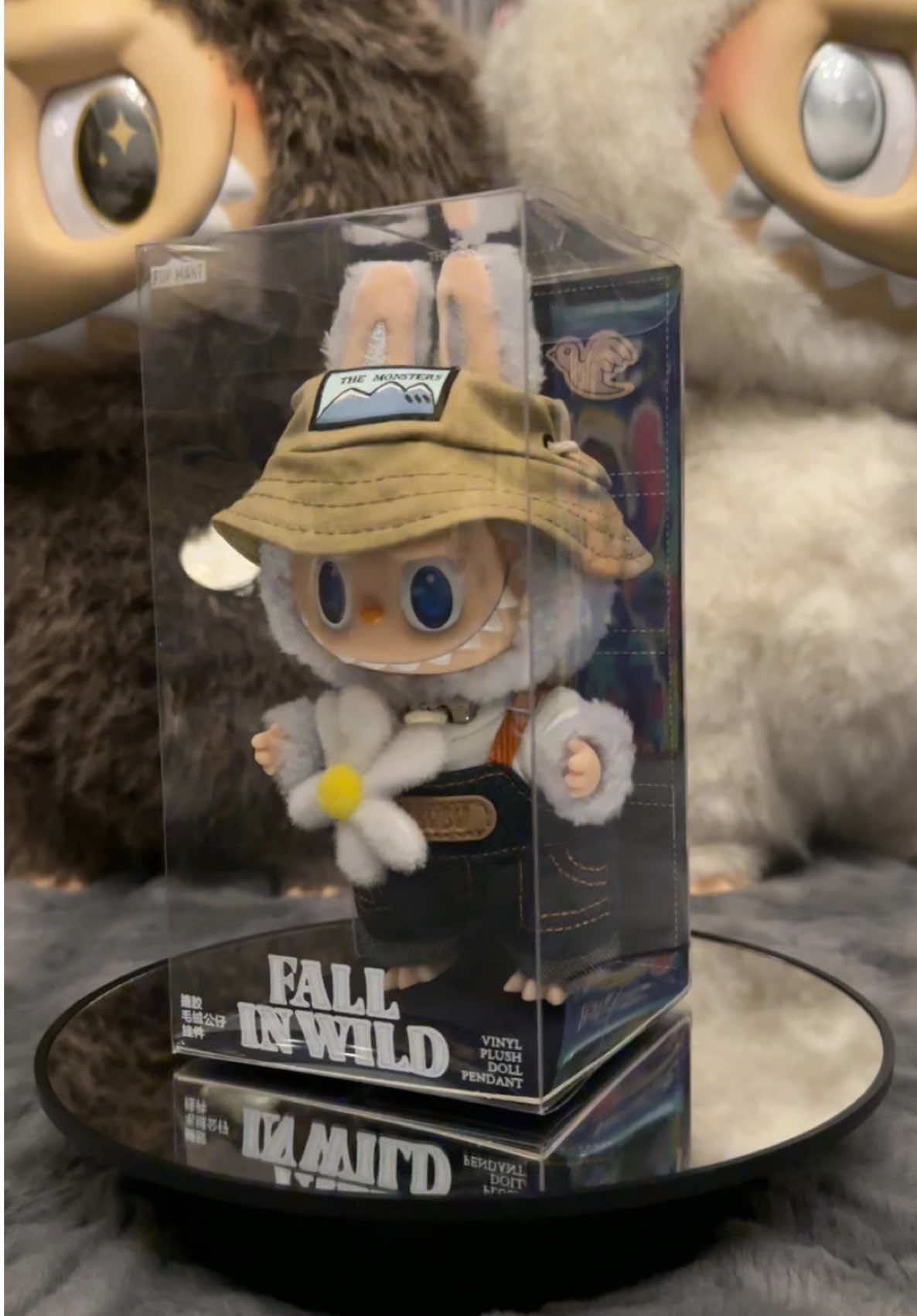 Popmart Labubu Fall in Wild Plush Pendant 🍂 #popmart #plush #doll #toys #fallinwild #labubu #unboxing #fyp #themonsters #pendant #designertoys 