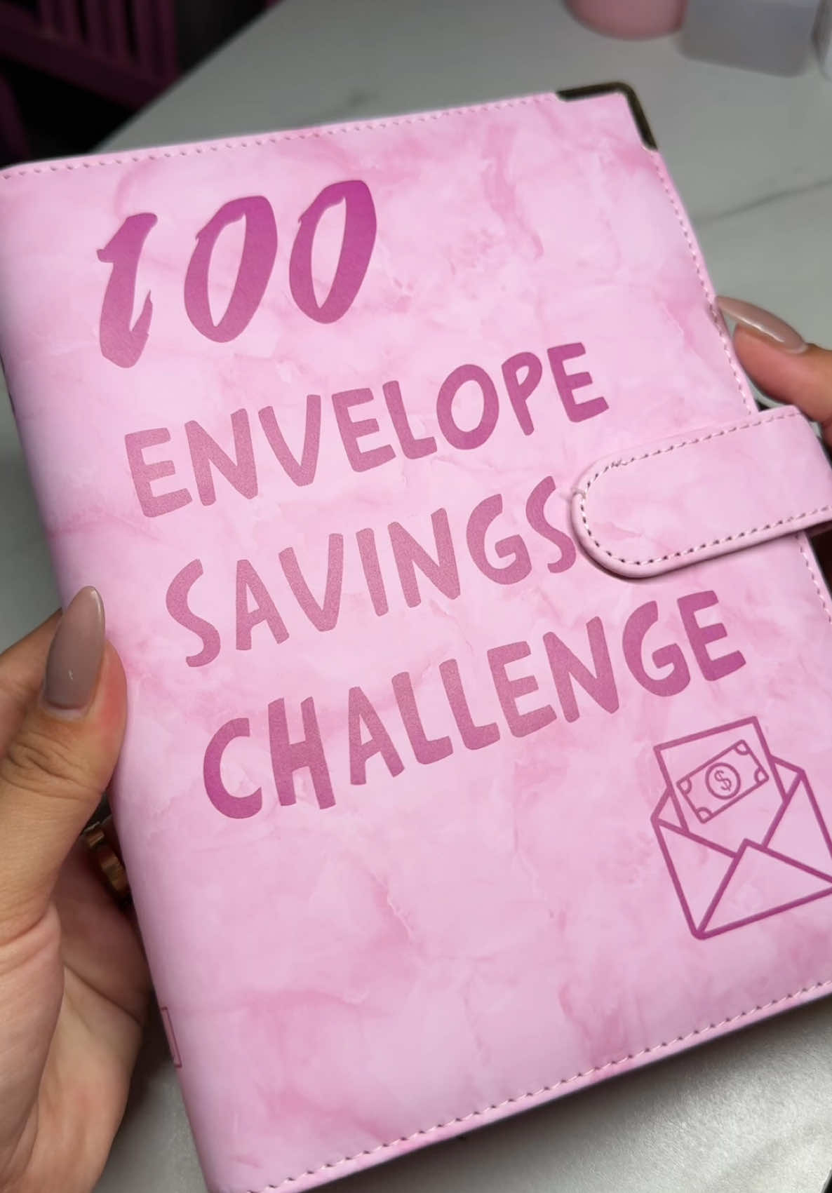 100 envelope Saving challenge😍#iponchallenge #saving #savingschallenge #envelopechallenge #fypシ゚viral #fyp 