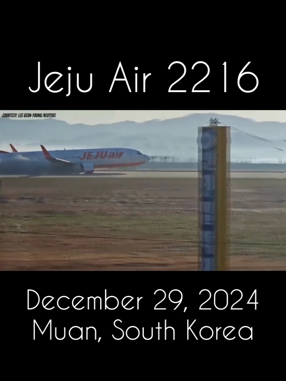 Jeju Air Flight 2216 Raw Crash Footage #jejuair #planecrash #southkorea #breakingnews 