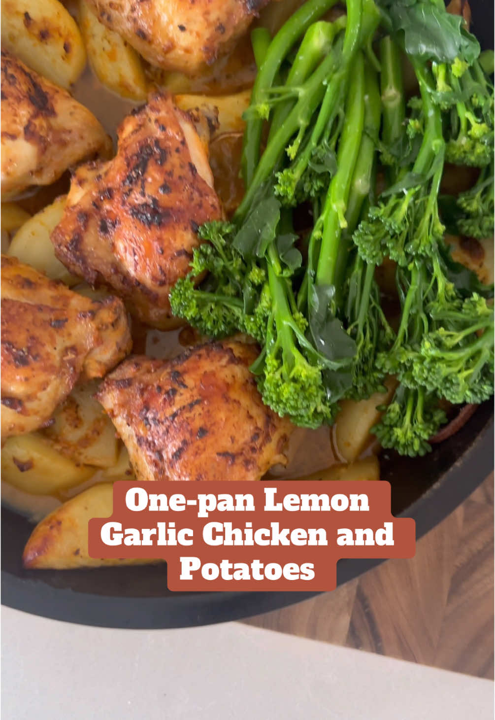 One Pan Lemon Garlic Chicken and Potatoes — I’m counting down my most viral family dinners and this one comes in at number 3! It’s one of the easiest, most delicious, ‘throw it all in the one pan’ dinners.  I find it satisfying saving my money by not eating out and also love knowing that I’ll be sitting down to a nourishing, wholesome meal at the end of a busy day without spending hours in the kitchen. Beautifully roasted chicken in a garlicky, lemony marinade sits on a bed of potatoes that soak up all of the goodness and become soft and caramelised. It is insanely delicious and comforting, but takes less than 15 minutes to prepare and pop in the oven.  You could absolutely make this ahead of time and reheat it, ready for when you need it. It is perfect for busy weeknights. Save this one, you will love it.    Find the full recipe on my website (link in bio).    #DinnerIdeas #dinner #dinnerinspiration #familydinner #weeknightdinner #chicken #potatoes #garlic #lemonchicken #onabudget #onepanmeal #EasyRecipe #Recipe #simplecooking #homecooking #dinneronabudget #realisticdinner #dinnerideas #comfortfood #homecook #simpledinner