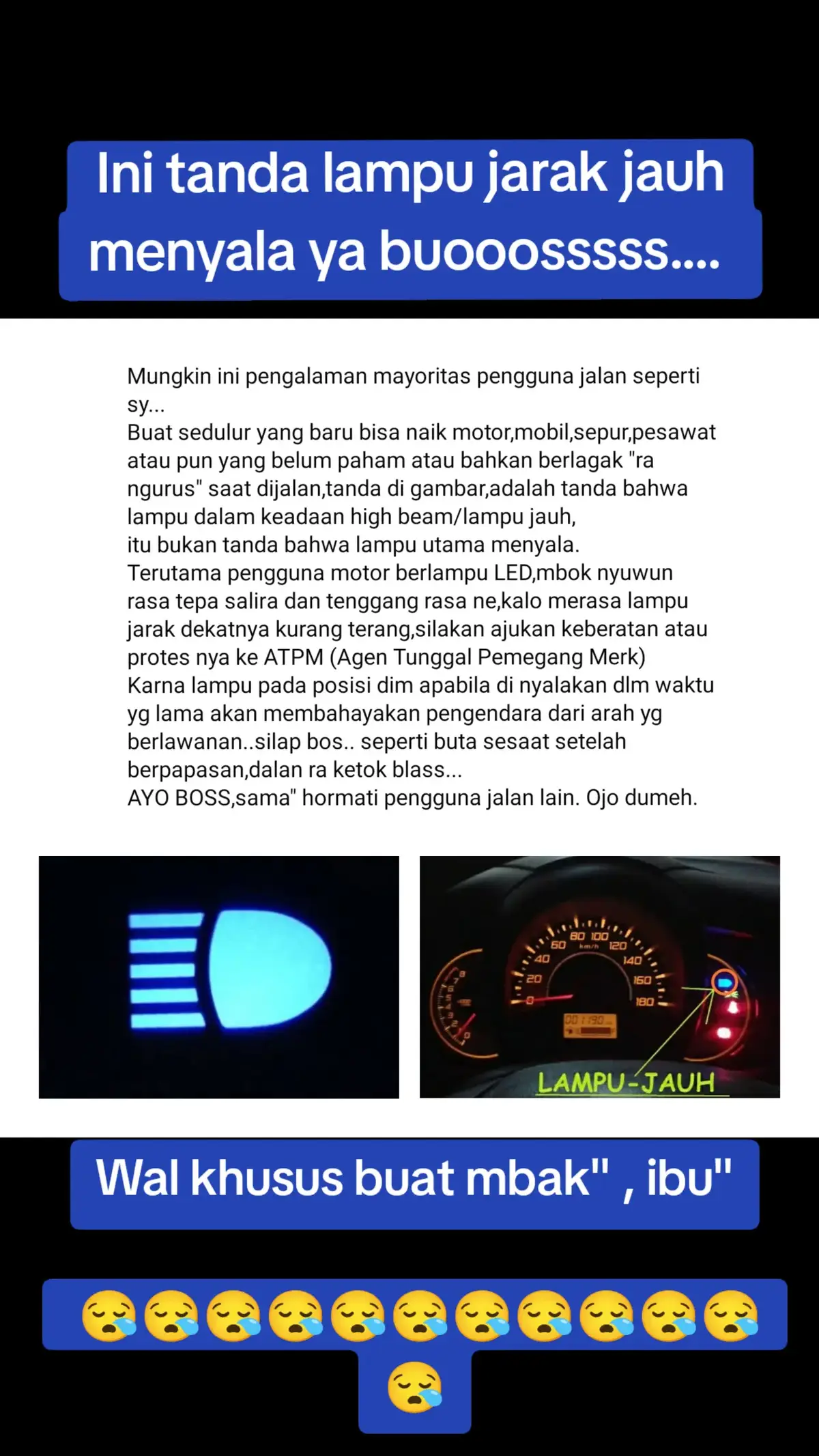 Mungkin ini pengalaman mayoritas pengguna jalan seperti sy... Buat sedulur yang baru bisa naik motor,mobil,sepur,pesawat atau pun yang belum paham atau bahkan berlagak 