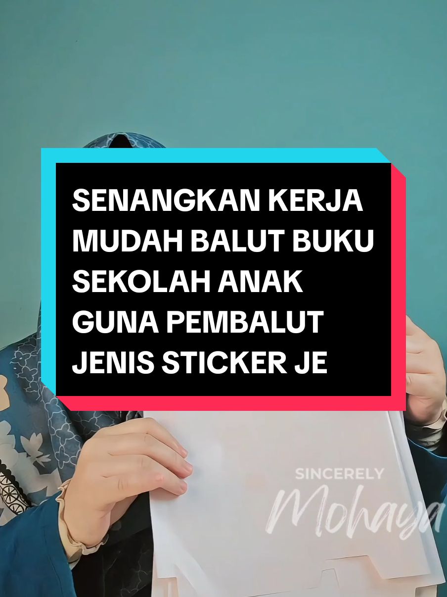 Replying to @bellarossa86 Senang kerja pakai pembalut buku jenis sticker ni. Boleh pilih size S (small) untuk buku tulis latihan pendek tu, M (medium) untuk size buku aktiviti, L (large) untuk buku superminds ,get smart, buku amali sains, buku karangan & buku size A4. #pembalutbuku #pembalutbukusekolah #pembalutbukuteks #pembalutbukuinstant #peralatansekolah 