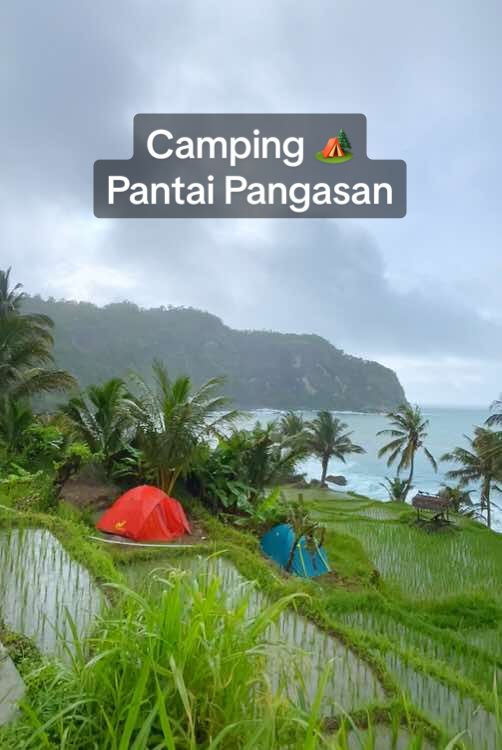 boleh camp gk min? #pantaipangasan #pangasanstory 