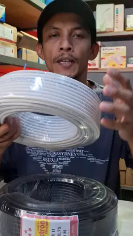 Kabel Listrik Ganda Serabut 2 x 0,75 Isi 50meter full/1 roll #kabellistrik #kabellistrik1roll #kabelserabut 
