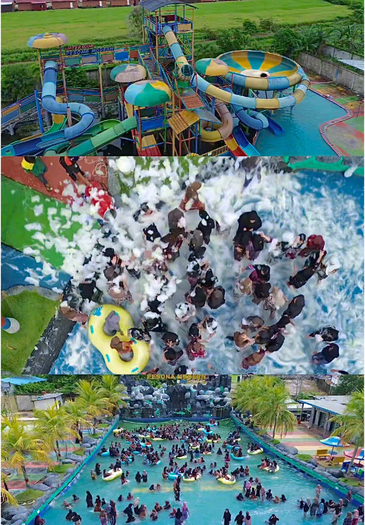 Destinasi tempat wisata air keluarga, terluas dan terlengkap di kalimantan selatan “waterboom pesona modern” 🥰 promo terbaru silahkan cek postingan atau story yang kita sematkan !  Htm normal : -Weekday senin s/d jum’at Rp.45.000/org -Weekend sabtu, minggu & tanggal merah Rp.70.000/org -Spesial moment Rp.80.000/org (Note : dari tgl 23 desember 2024 / 05 januari 2025 htm Rp.80.000/org ) promo pada postingan yang disematkan  syarat ketentuan berlaku ! Jam operasional Senin s/d kamis : 10.00 / 18.00 wita Jum’at : 14.00 / 18.00 wita Sabtu, minggu dan tanggal merah : 09.00 / 18.00 wita 📍Jl.A.Yani Km. 11, Komp. Pesona Modern, Kec. Kertak Hanyar, Banjar - Kalsel (Waterboom Pesona Modern) #waterboompesonamodern  #waterboombanjar  #waterboompesonamodernbanjarmasin #kalsel #banjarkalsel #banjarmasin #banjarmasinbungas #waterpark #wahanaair #wahanabermain #banjarmasininfo #wisataindonesia #wisataair #kolamrenang #seluncuran #wisatabanjarmasin #fypシ #fyp #fypシ゚viral 