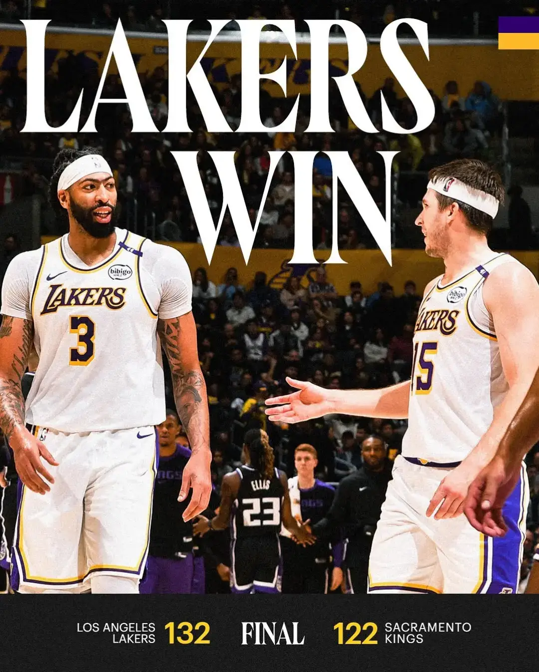 Lakers 🧹 sweept the kings 4-0 this season 🔥#foryourpage #fypシ゚viral #lakersgame #lakersnation #lakersbasketball #NBA 