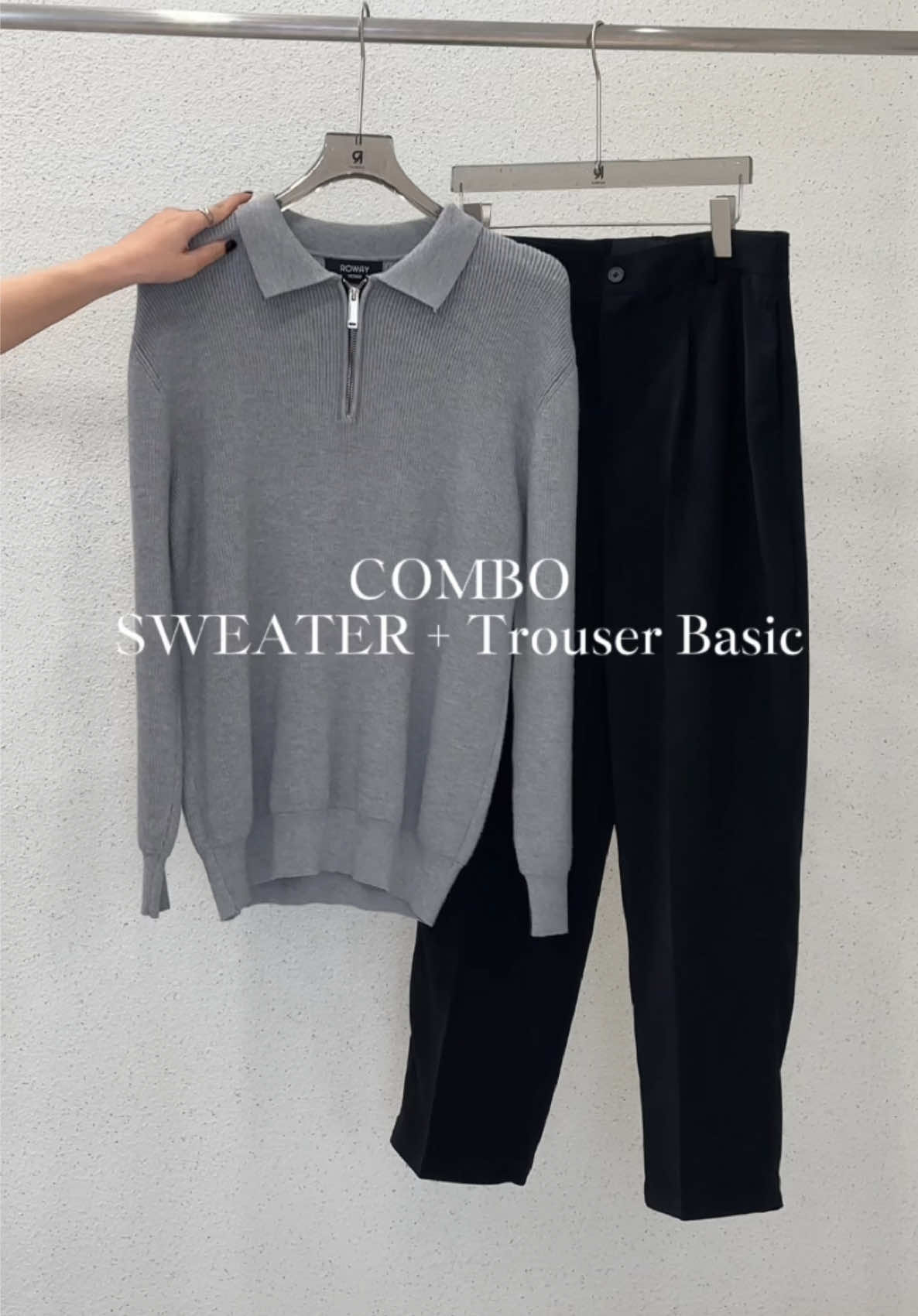 Combo (Sweater + Trouser Basic) giá chỉ từ 5xxk #xuhuong #roway 