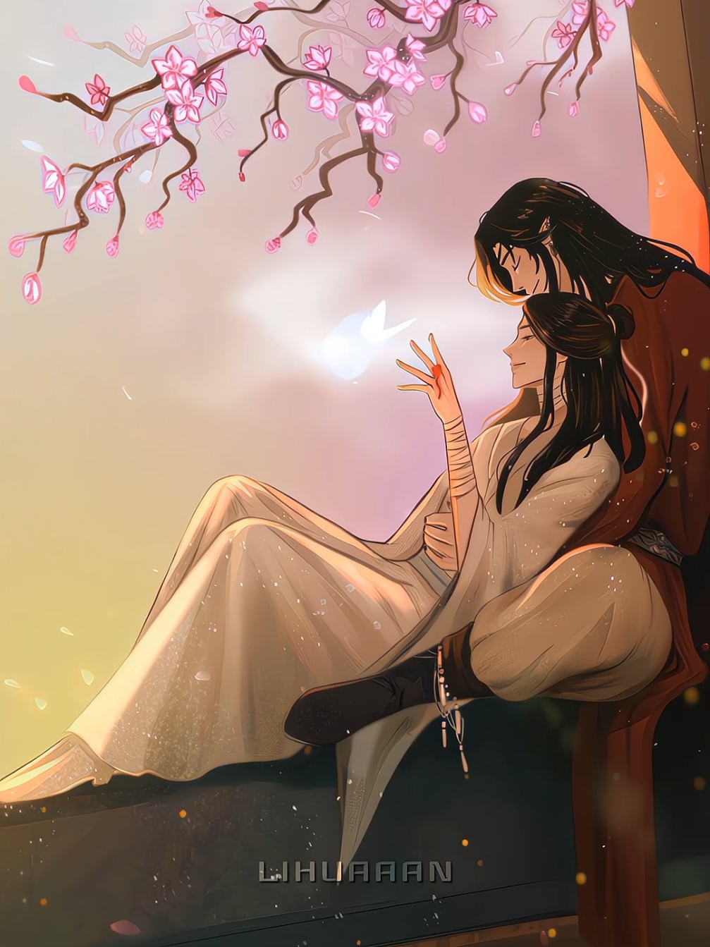 art cr: @❤M A R I❤  #tianguancifu天官赐福 #hualian #tianguancifu #heavenofficialsblessing #huacheng #xielian #благословениенебожителей #хуаляни #fyp 