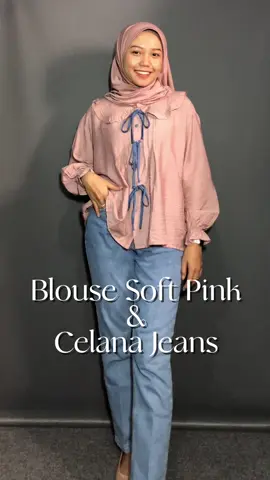 Rekomendasi outfit hangout bareng bestie✨🎀🫶🏻 #outfit #blouse #blousemurah #jeans #mixnmatch 