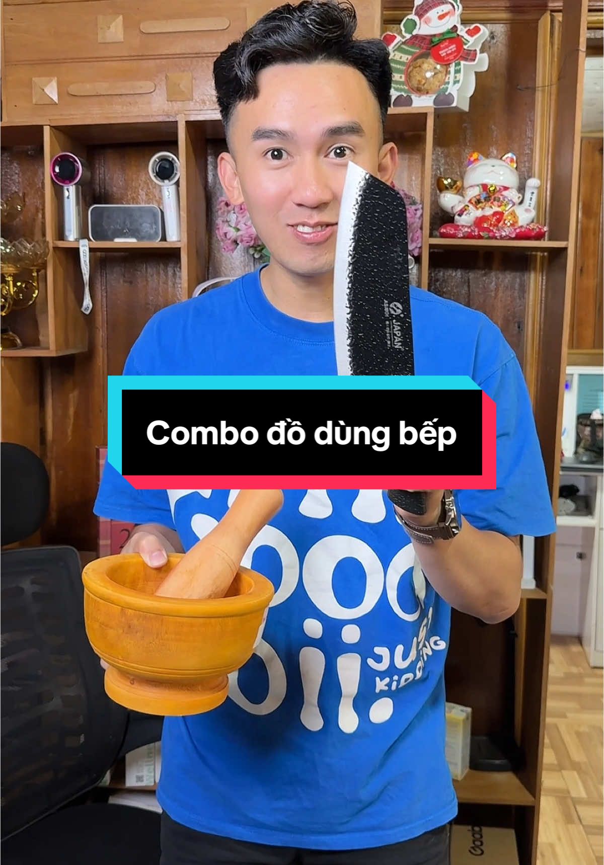 Combo đồ dùng bếp #ongbobim #muataitiktok #coichay#dao#dua#thot