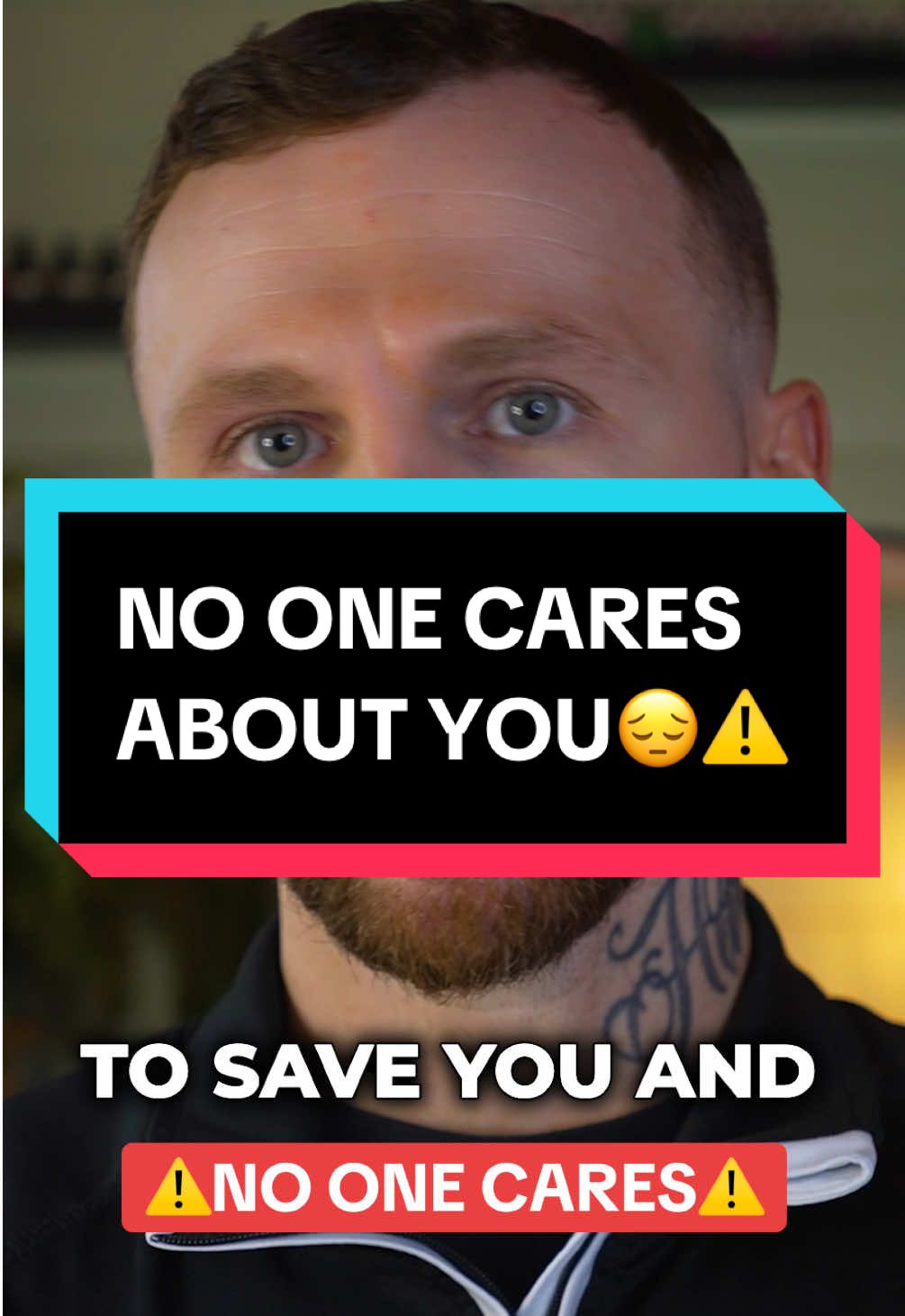 NO ONE IS COMING TO SAVE YOU & NO ONE CARES #noonecares #selfish #beselfish #success #successful #motivation #truth #reality #quotes #motivationalquotes #aaronknightley #aaronknightleytiktok #truthhurts #noonewillsaveyou 