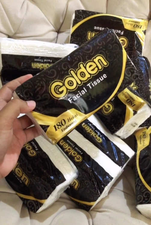 ( 10 PCS ) Tissue Golden #tisu #tisugolden 