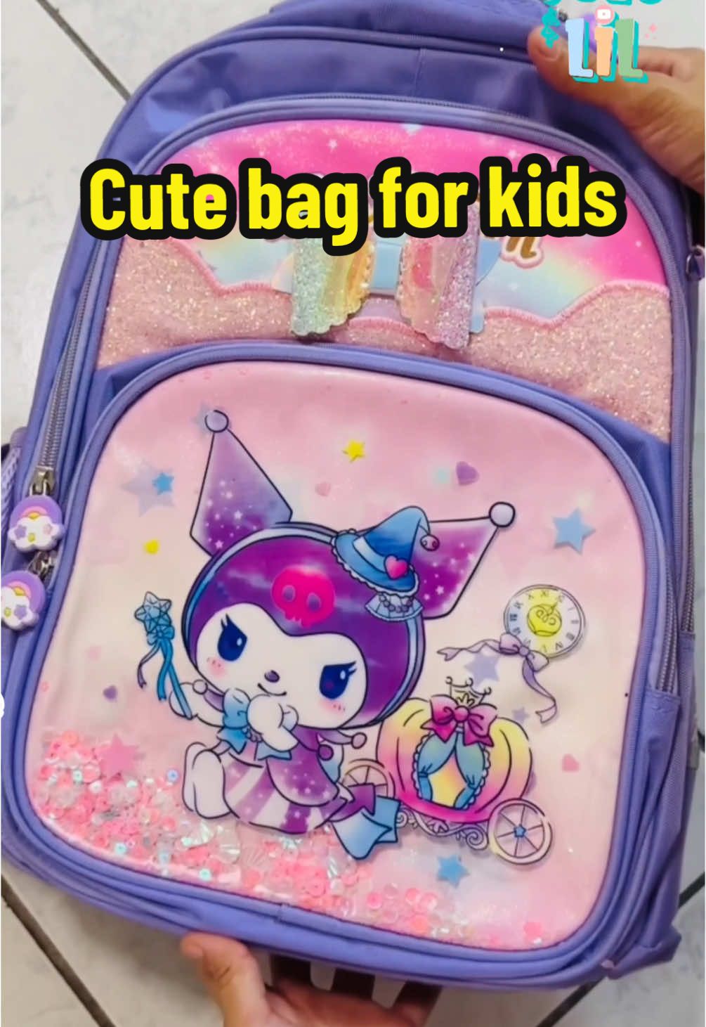 Cute bag for kids kuromi school bag cartoon backpack large capacity lightweight waterproof bags for girls #cutebag #cutebagforkids #cuteschoolbag #bagforkids #schoolbagforkids #cutebackpack #backpackforkids #kuromibag #kuromibagforkids #kuromibackpack #kuromischoolbag #kuromi #bag #schoolbag #backpack #giftforkids #giftideasforkids #trending #viral #fyp #fypシ゚ 