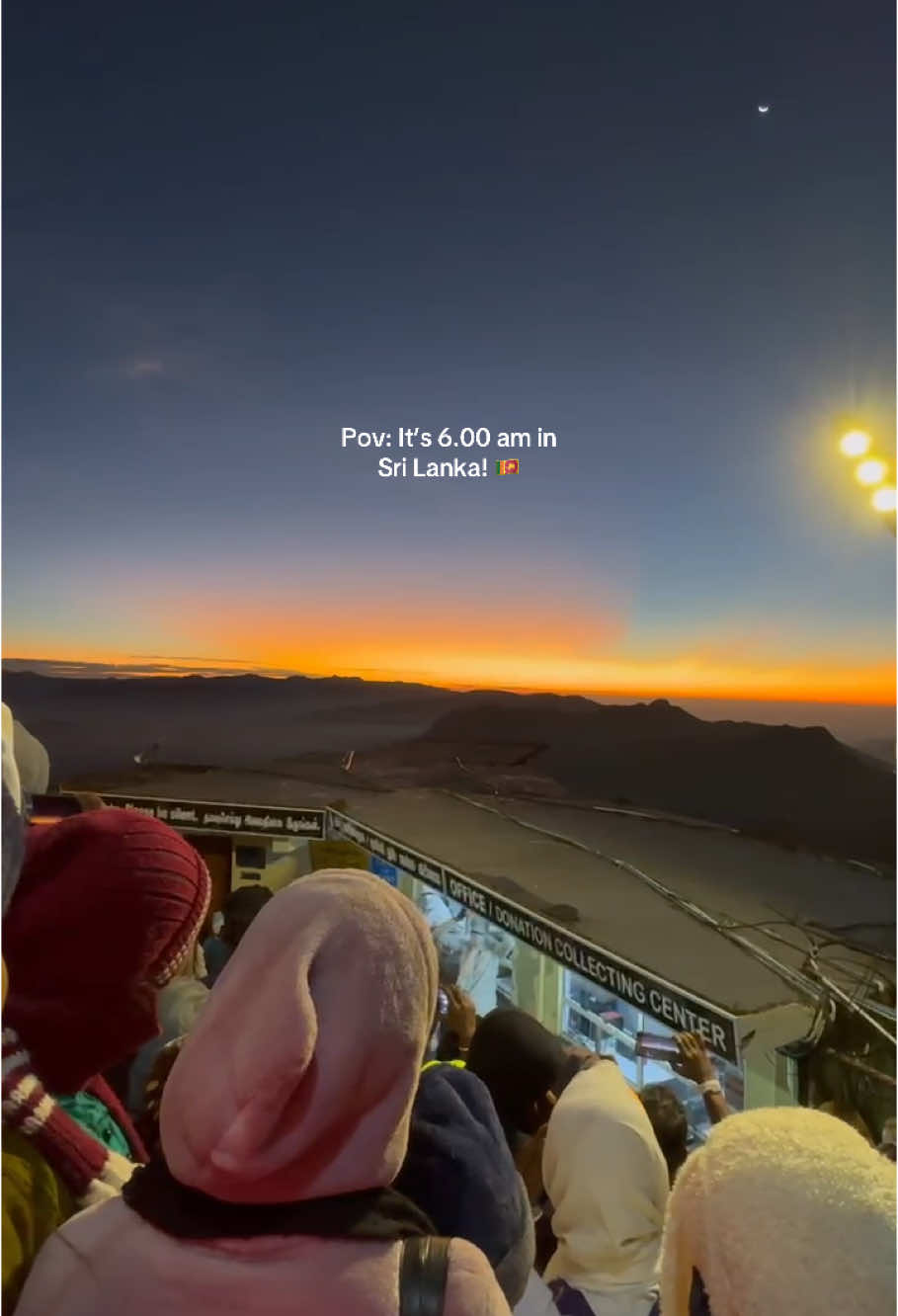 සිරිපා කරුණා! 🪷🤍 #2025siripakaruna #sripadaya #adamspeak #srilanka #sunrise #visitsrilanka #fyp #2024recap #sayuriwelivitigoda 