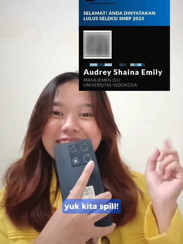 Replying to @_4rsyyow Kita simak yuk cara Kak Audrey lolos SNBP UI meskipun rata-rata ga sampe 90 dan ga ada alumni! 🤩✨ #SNBP #SNBP2025 #SNBT #SNBT2025 #PTN #UI #UniversitasIndonesia #EduInsight