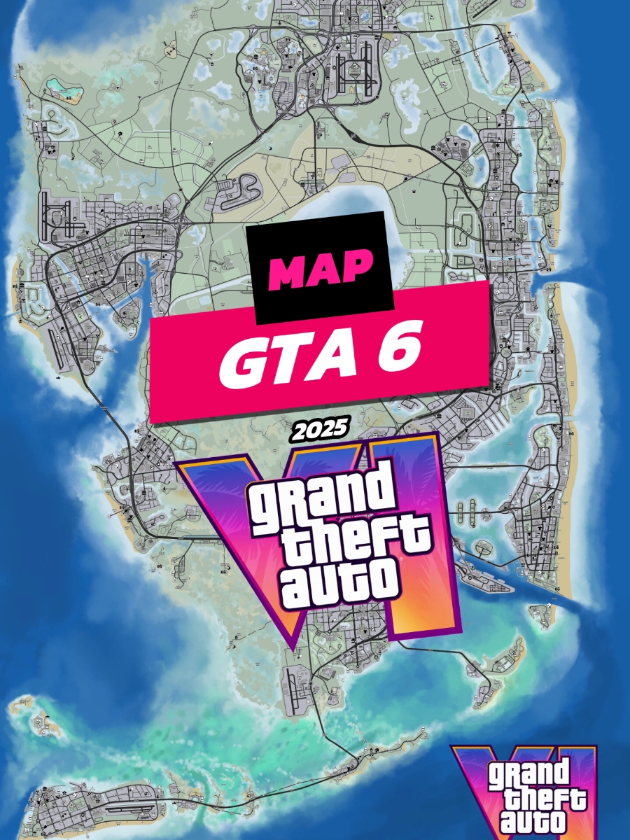 Replying to @snake4ce GTA 6 map Trailer 2 #gta6 #gta6trailer #gta6new #gta6trailer2 #playstation #gta6map #gta #playstation #ps5 #rockstargames #2025 #gaming #game #playstation5 #games #jeuxvideo #gta5 #gta5online #fyp 