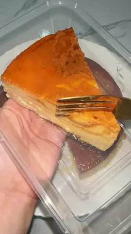 Creamcheese Flan 🥹 #fyp 