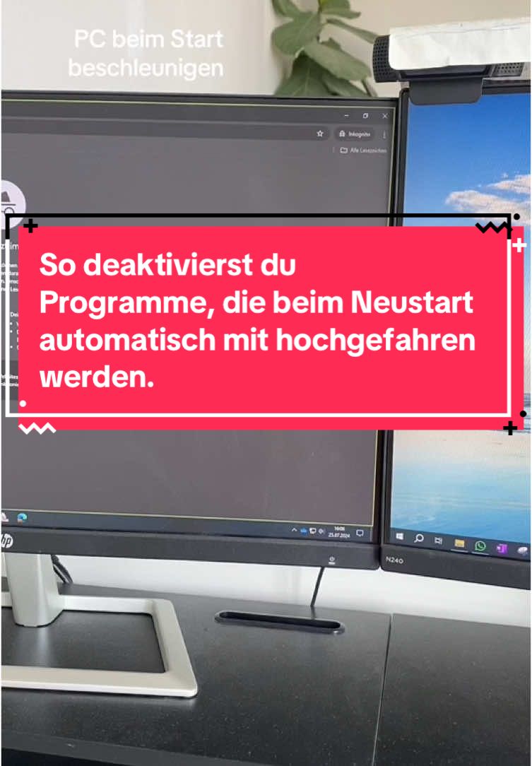 So deaktivierst du Programme, die beim Neustart automatisch mit hochgefahren werden. Somit beschleunigst du den Neustart deines Laptops und PC. #pctips #pctipps #windowstips #windows10 #techtip #techtips #pcsetup #pcsetups #neustart