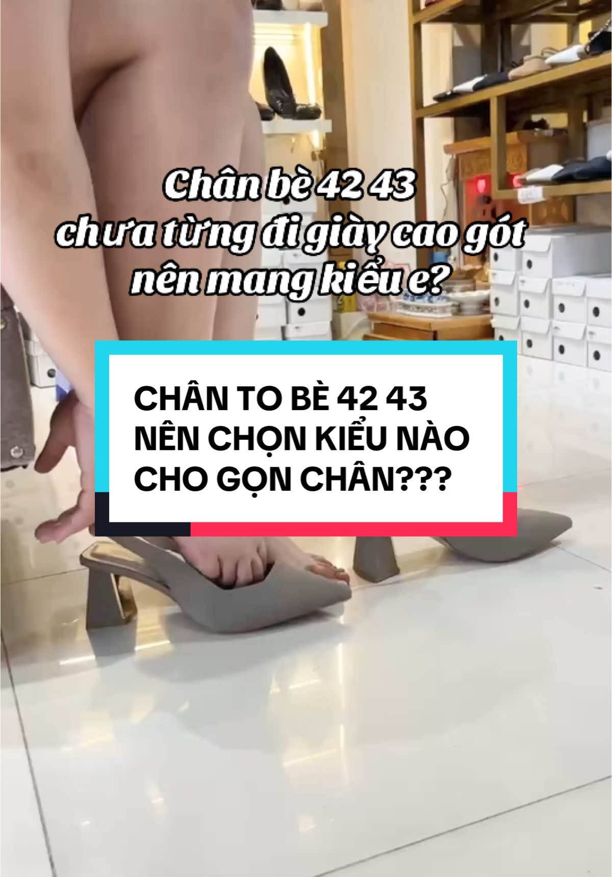 Chân to 42 43 đi kiểu cao gót bigsize nào cho chắc và gọn chân? Giày Nữ Merly #giaycaogot #merly #giaybigsize #size42 #size43 