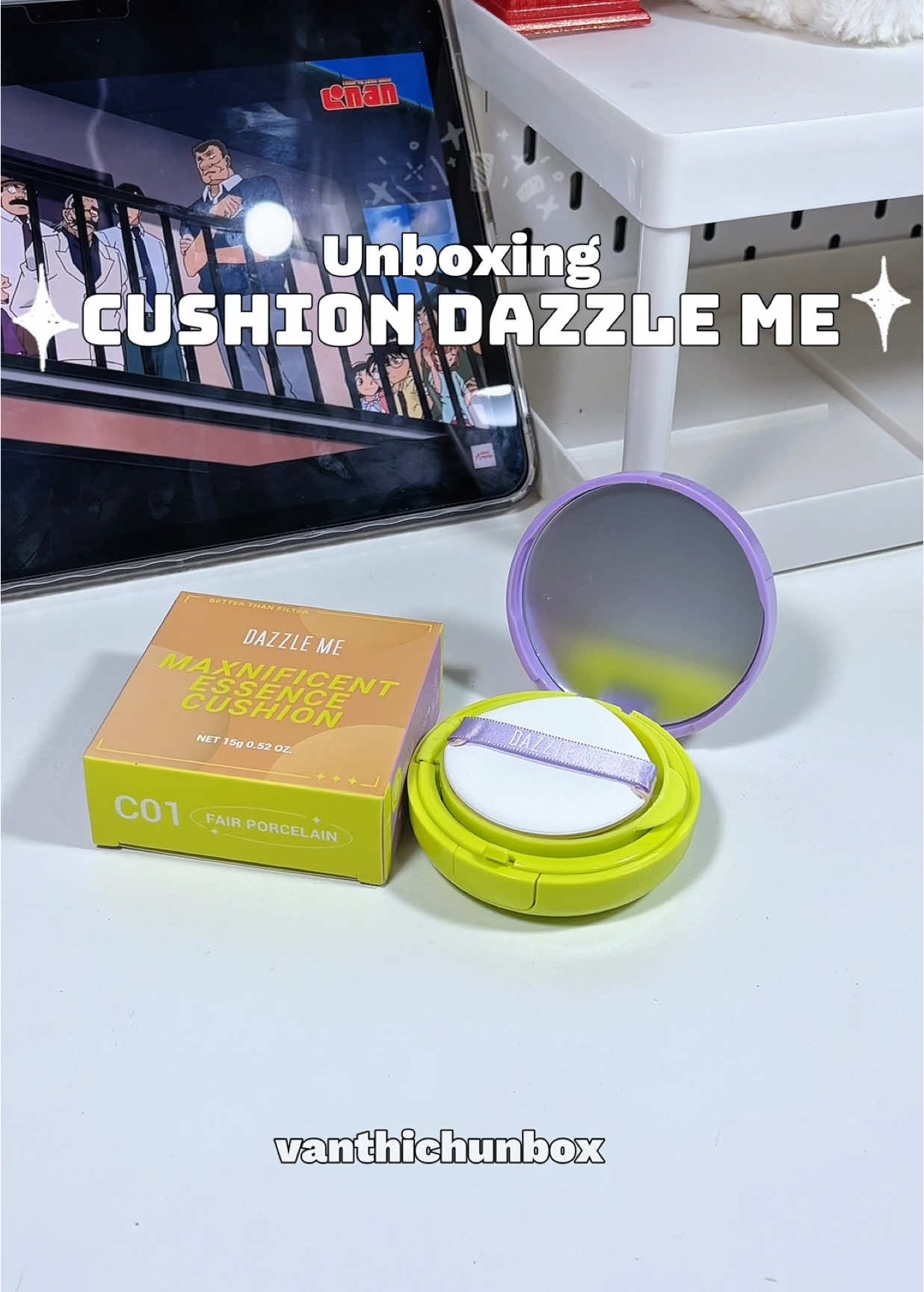 Sao tui mê brand này quá đi á,em nào cũng chất lượng xịn xò mà giá hạt dẻ chơn á, mb tin tui đi uy tín Unboxing CUSHION DAZZLE ME #makeup #dazzleme #dazzlemebeauty #makeuptutorial #tipmakeup #unboxing #xuhuong #review #viral #vanthichunbox #fypシ #phannuockiemdau #phannuoc #cushion #cushiondazzleme #phannuocdazzleme 