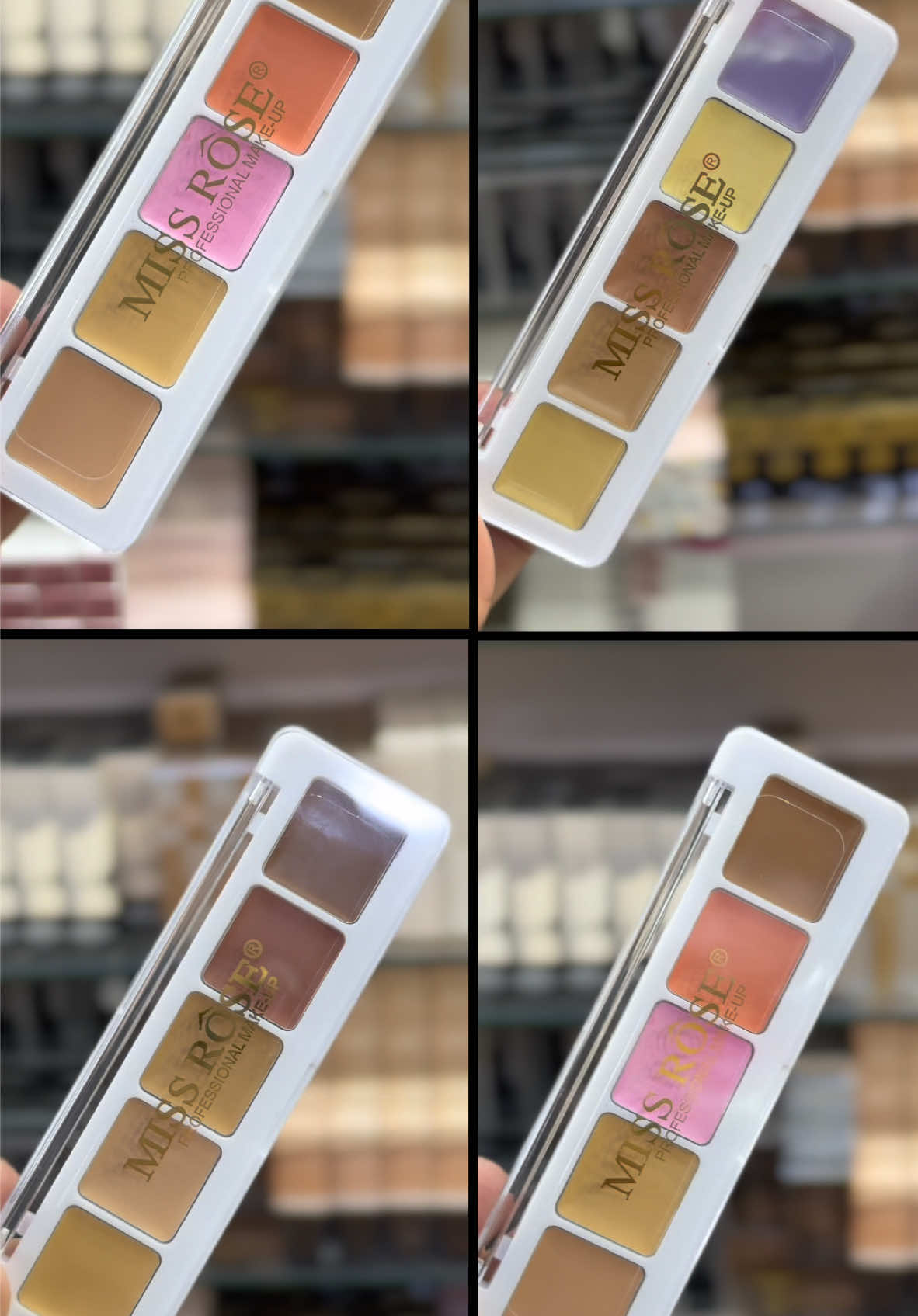 How about if you get concealer contour and corrector in 1 palette ?  And in affordable price. #makeup #beauty #cosmetics #missrose #CapCut 