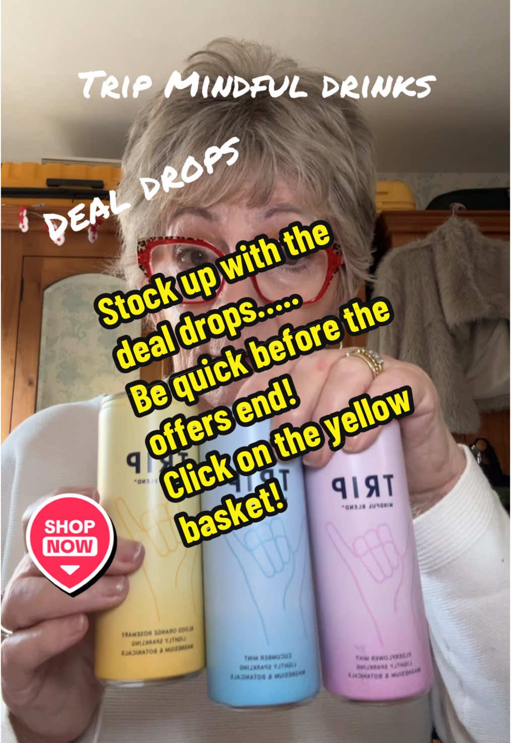 Stock up in the deal drops….. @T R I P #beverages #drink #mindful #blends #dealdrops #tiktokmademebuyit #myinfluujourney #fyp 