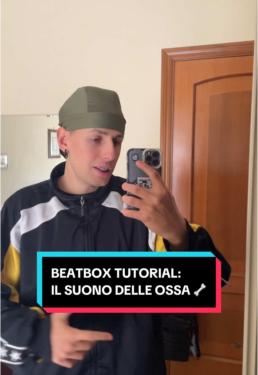 Beatbox tutorial: come fare il suono delle ossa con il beatbox 🦴 #beatbox #beatboxtutorial #imparacontiktok 