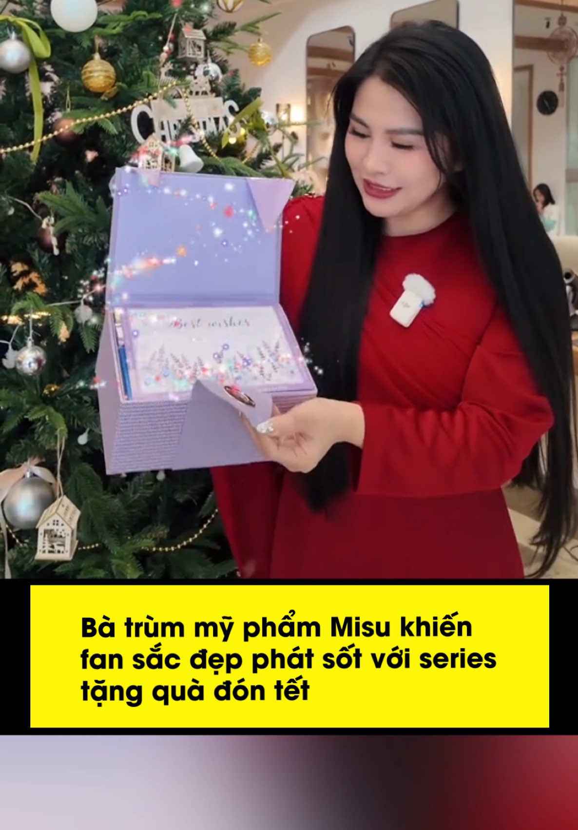 Bà trùm mỹ phẩm Misu khiến fan sắc đẹp phát sốt với series tặng quà đón tết #khaunghiep #misu 