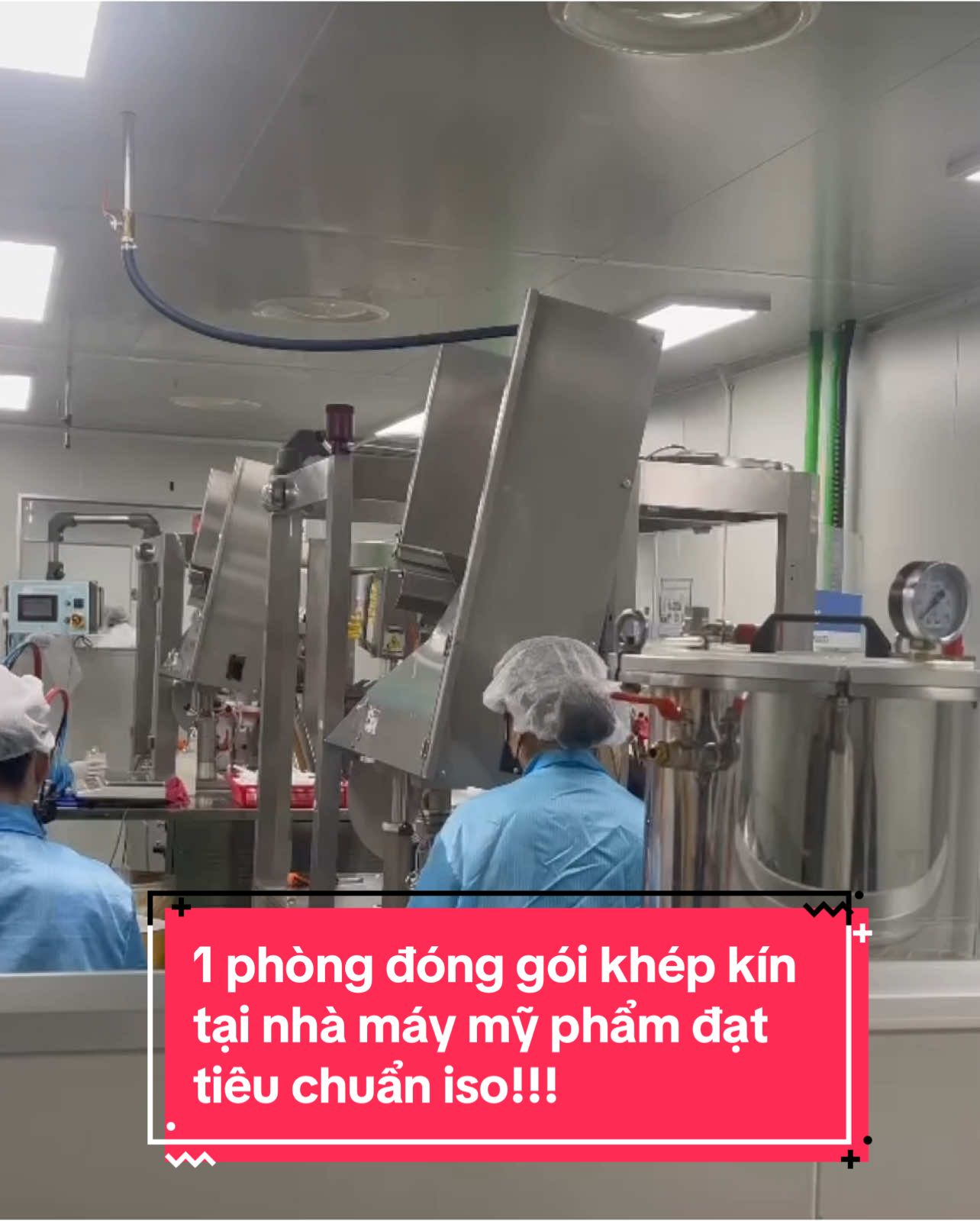 Thăm quan 1 phòng đong gói vô khuẩn của nhà máy dược mỹ phẩm đạt chứng nhận iso tại hàn quốc của Naharu #naharu #sanxuatmyphamhanquoc #odm #oem 