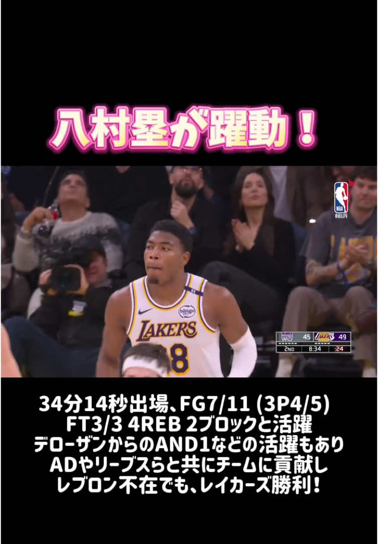 #NBA #Lakers #八村塁 #nbaplayers #basketball 