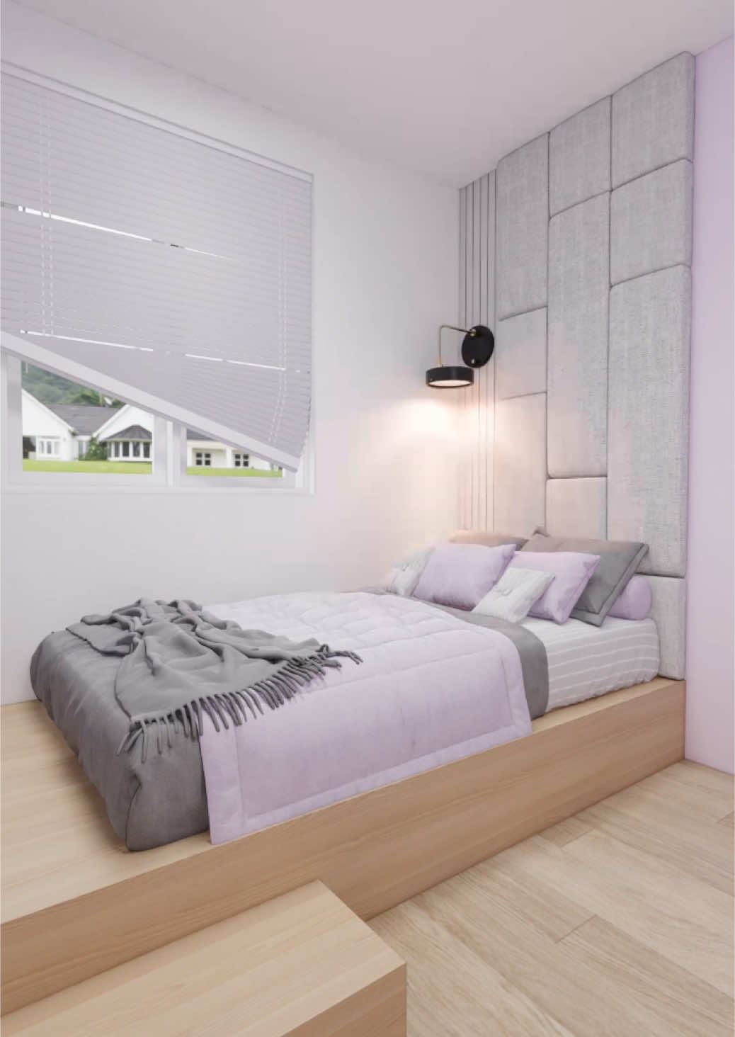 Kamar sederhana buat para cewek berukuran 3 x 2,5 meter, cocok buat jadi resolusi tahun baru nanti #bedroom #bedroomdesign 