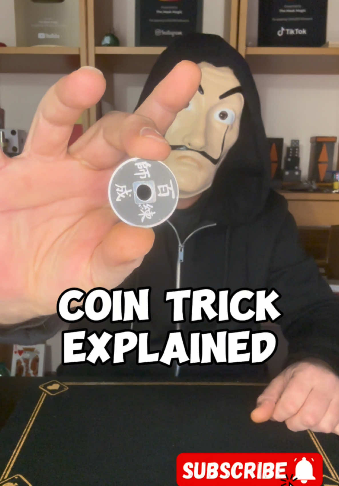 CHINESECOIN TRICK EXPLAINED #🪄😉 #foryou #trending #magie #magica #tricks #trend #viral #magician #perte #magic 