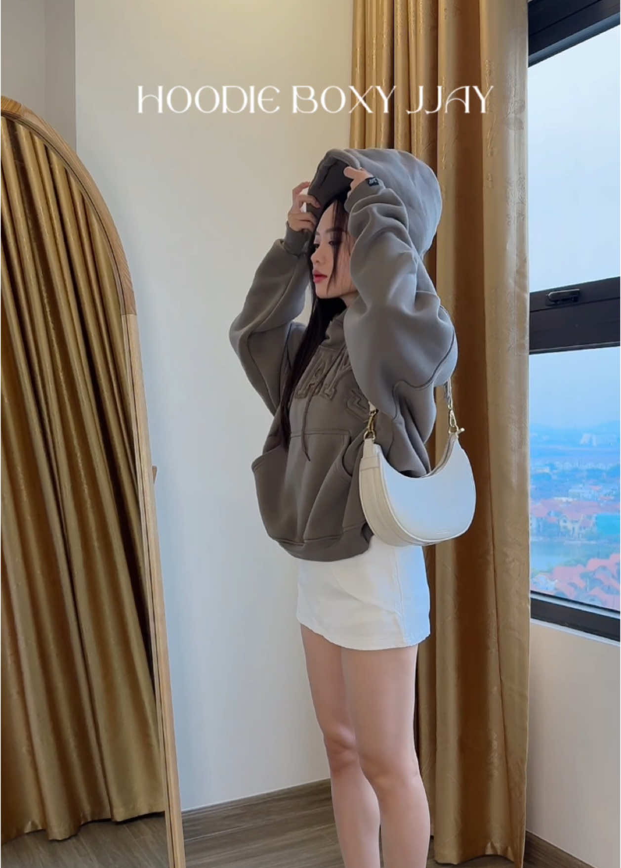 Mũ siêu rộng lun á 😝😝 #xuhuong #reviewcamthuong #fashion #outfits #aoni #aosweater #aohoodie 