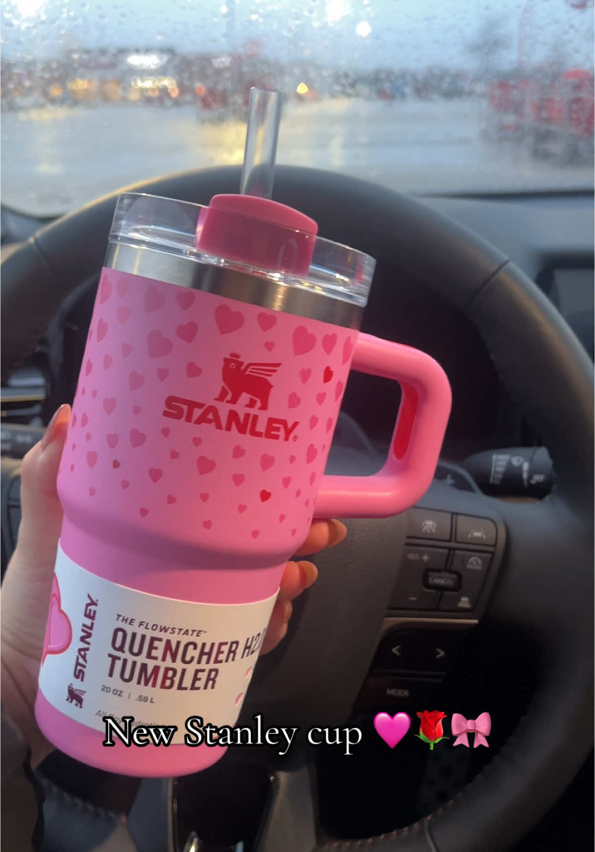 Pink is my favorite color so this was a must🩷✨🥂 Plus gift cards means it was free ✨ #stanley #target #ValentinesDay #stanleyvalentinesday #valentinestanley #fyp #foryou #StanleyCup 