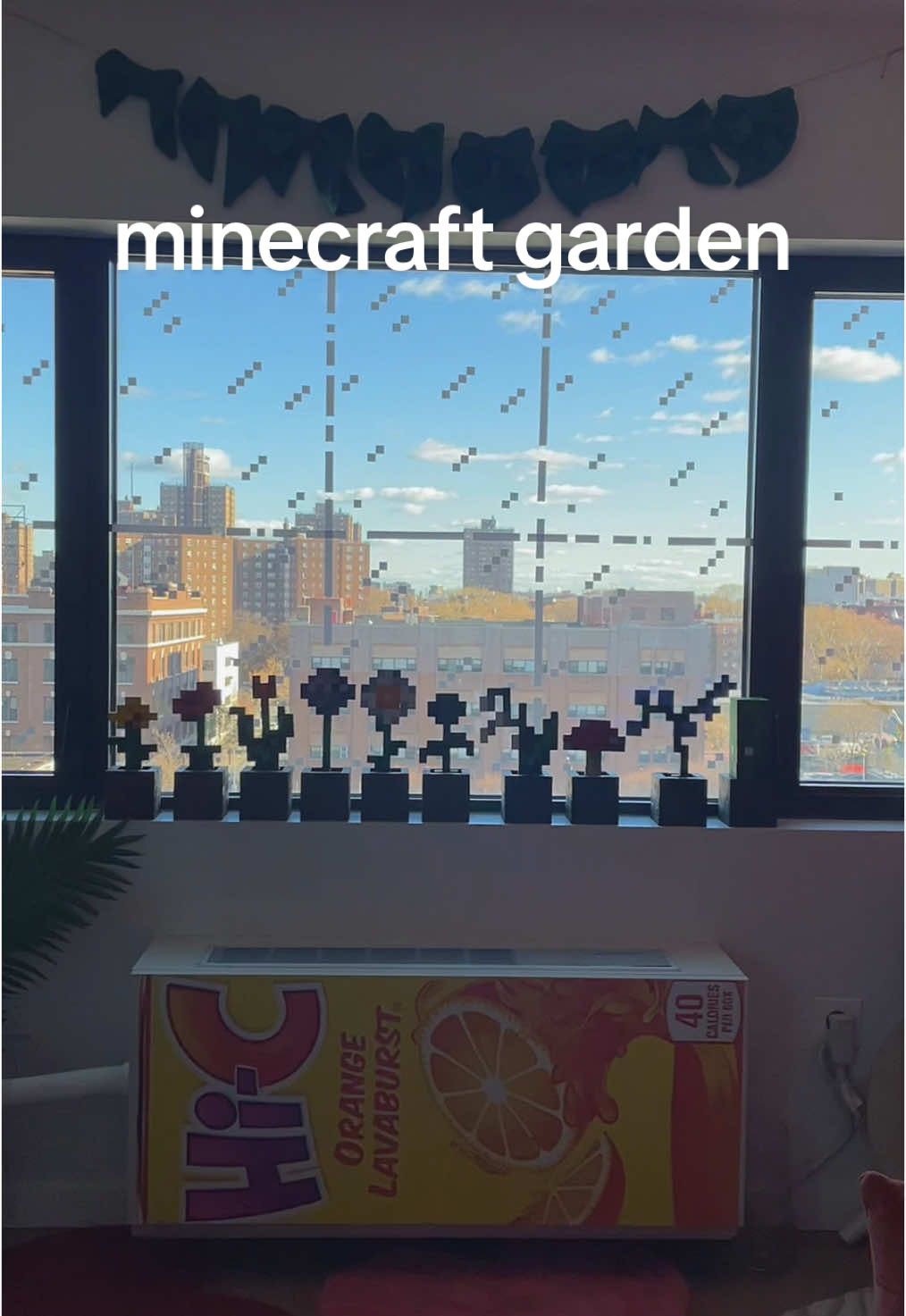 the COMPLETE minecraft garden omg :,) #Minecraft #minecraftflowers 