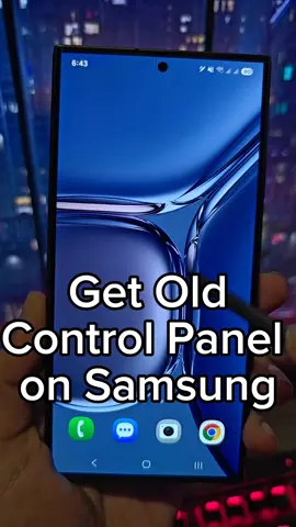 Switch Back to Old Quick Panel on Samsung Phone 📱  #oneui7 #samsunggalaxy #s24ultra #samsungtips 
