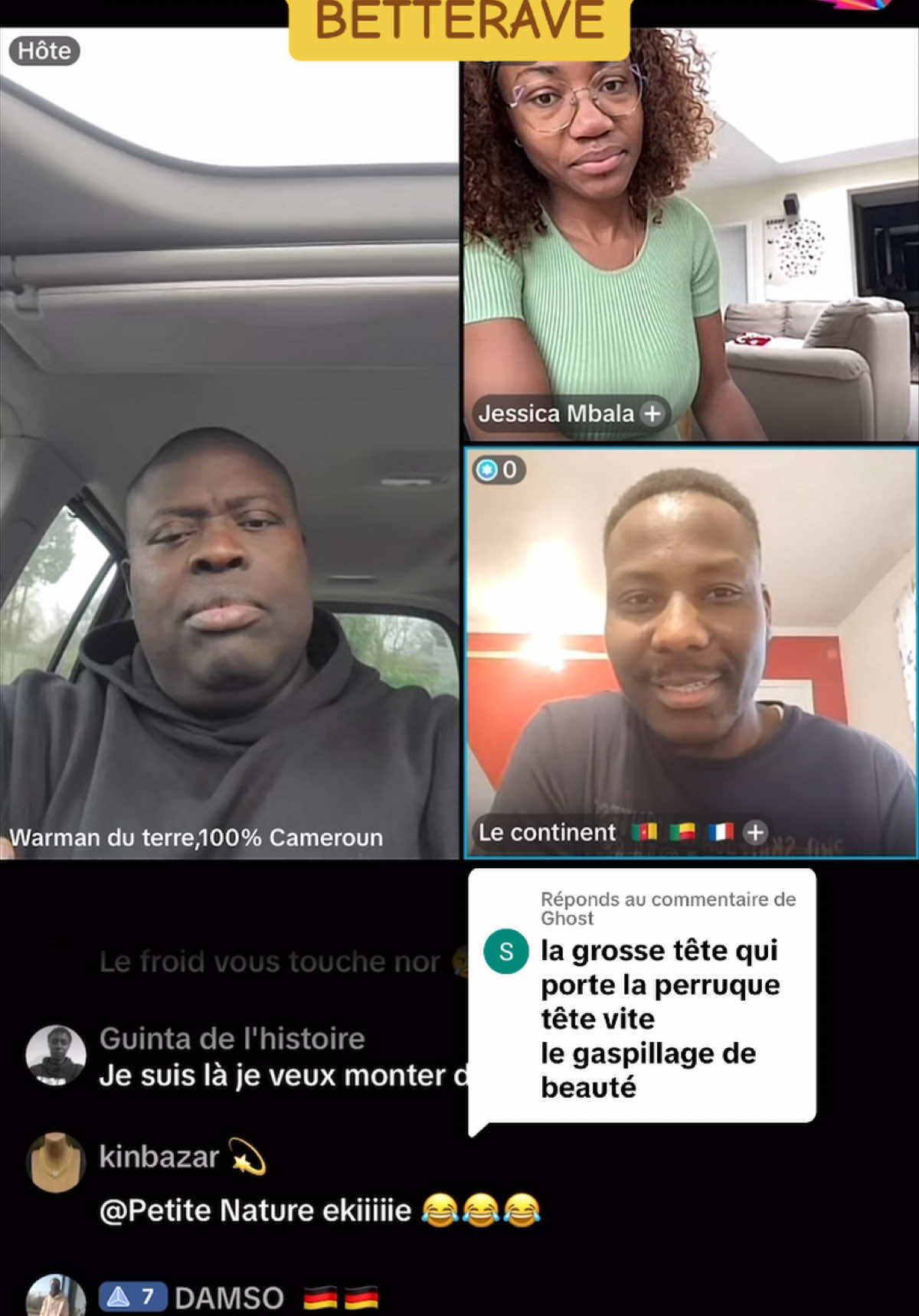 Réponse à @Ghost #colombo02 #colombo_02 #lewarmanduterreaterre👏👏 #ndolo #recherchendolo #camerountiktok🇨🇲 #warmanduterreàterre #🤣🤣🤣 #🤣🤣🤣 #warmanduterreaterre #fyp #fypシ #camerounaise #livecelibataire #yaounde#camerountiktok🇨🇲 #colombo_02