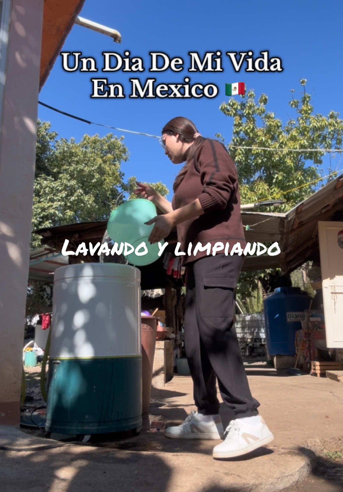 Un dia de limpieza en Mexico 🇲🇽 #dayinthelife #mexico #cleaningtiktok #laundry #elrancho #fyp 