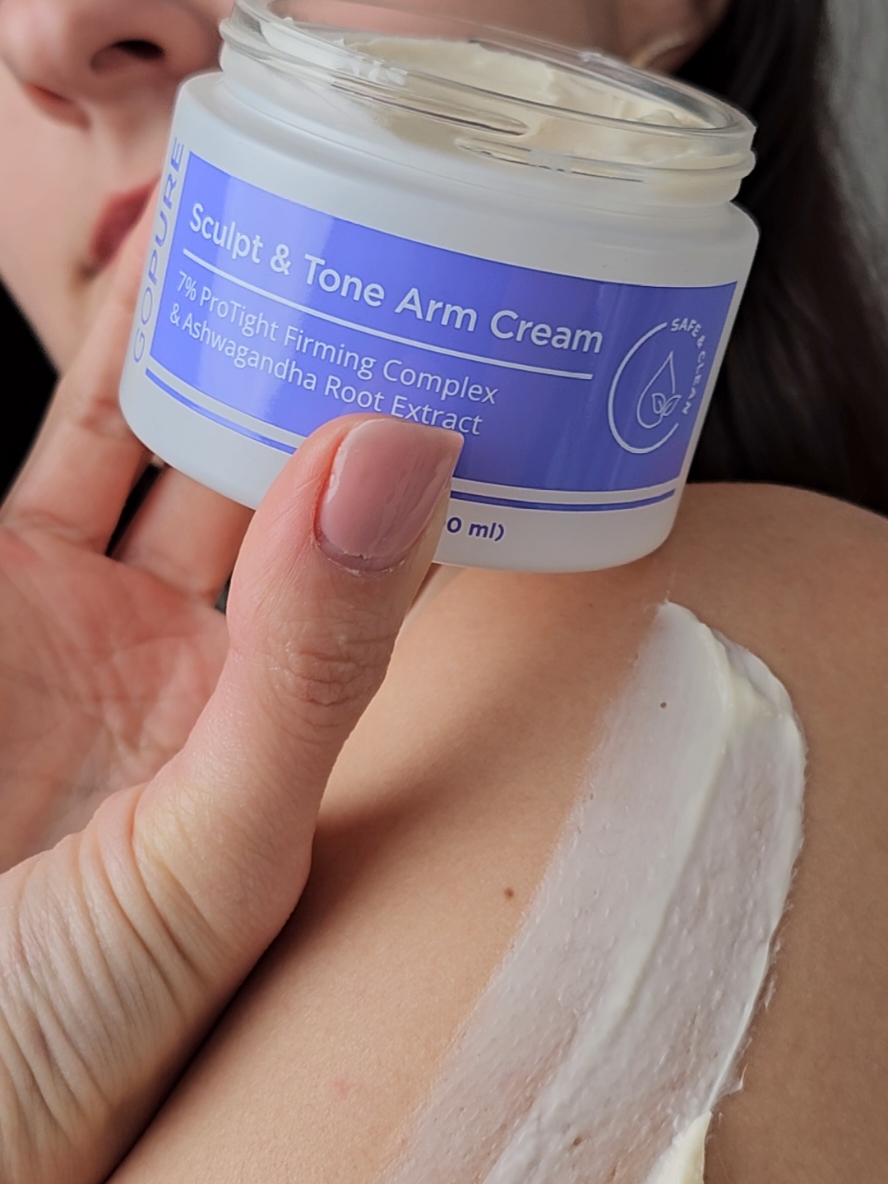 I didn’t believe a cream could help my arms look this good, but GOPURE proved me wrong! 🖤 Try it now while it’s on sale! #ArmCare #SkincareThatWorks #ConfidenceBoost  Arm firming cream Crepey skin solution Tighten sagging skin Skin-smoothing cream Best arm toning cream Skincare for toned arms Firming lotion for arms #creatorsearchinsights 