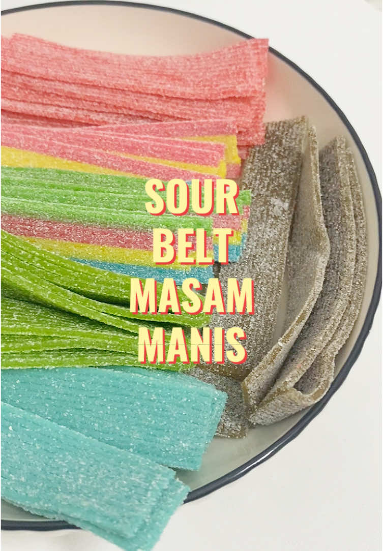 teringin nak makan masam2 kene try sour belt ni tau sedapp. rasa masam2 manis boleh pilih perisa apa. nak campur2 pun boleh #sourbelts #masammanis #makananviral #Foodie #sourbeltviral #sourbeltcandy #sourbeltmasam #sourbelthalal #fyp 