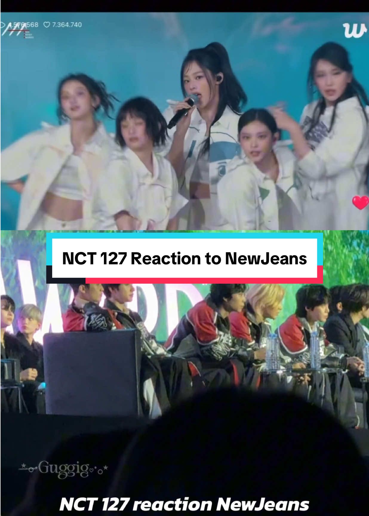 NCT 127 reaction to NewJeans Performance Bubble Gum #AAA2024inBKK #NCT127 #NewJeans