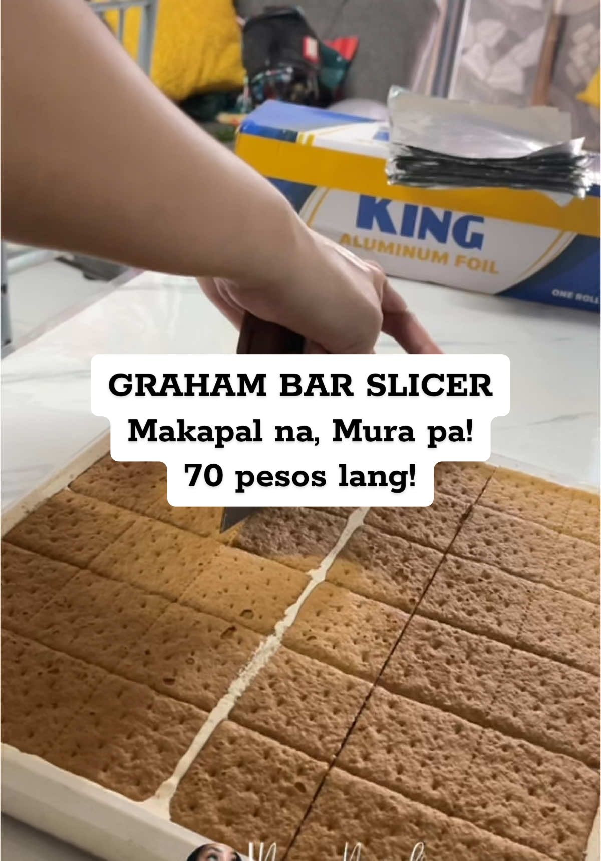 AV 176: GRAHAM BAR SLICER ✅ Napakasulit nito! Napakamura pa! #grahambarslicer #grahambarcutter #doughcutter #fyp #foryou 