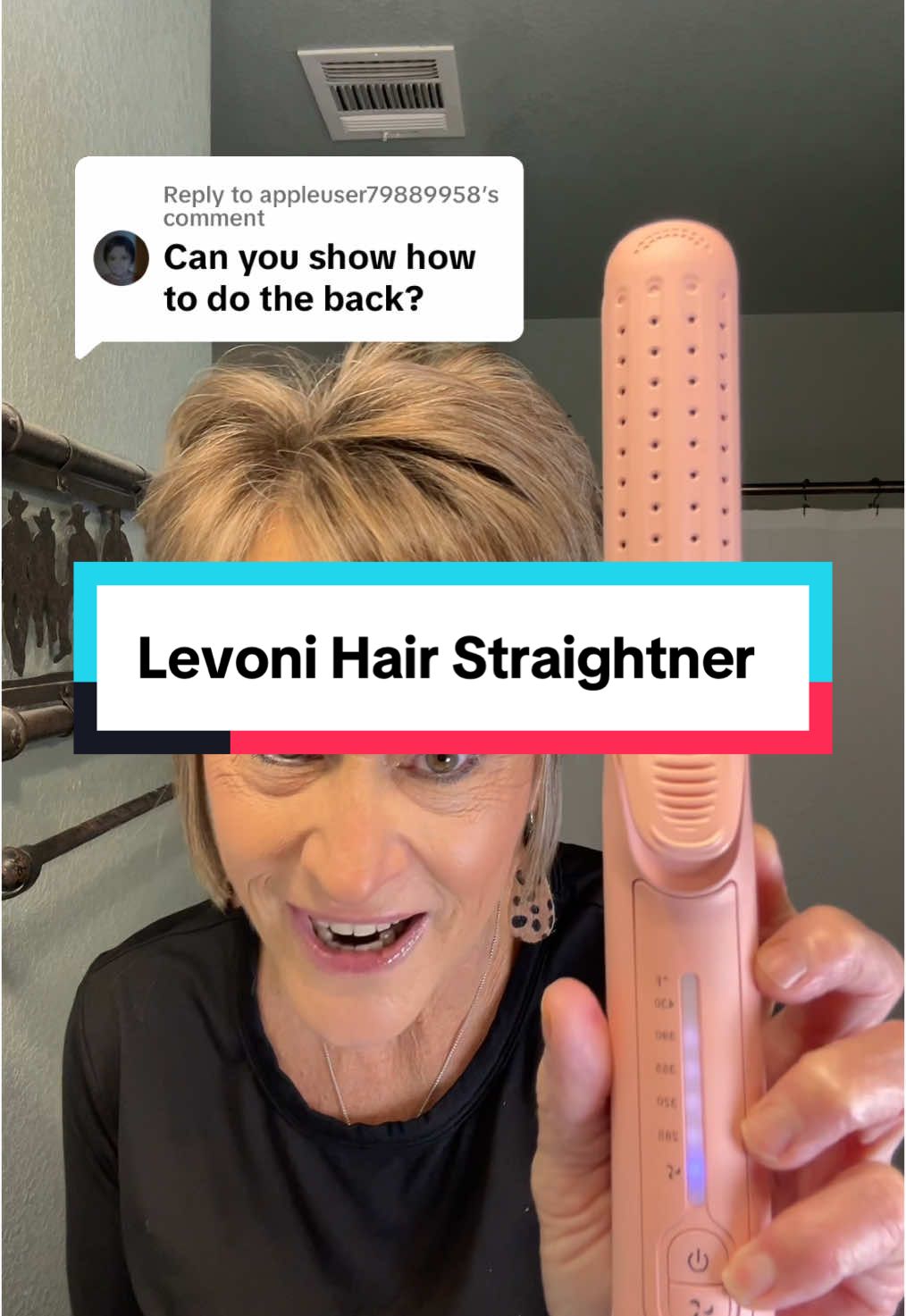 Replying to @appleuser79889958  This Levoni Hair Straightner and Curler has been a complete game changer for my short fine hair. I love that it has a built in fan to help keep the hair from burning, it also helps set the curls. #levonihairstraightner #hairrountine #hairstraightner #beauty #hair #levoni #mademyyear #hairoftiktok #tiktokahopnewyearnewaura #levonicurler #curlingironwithfan 