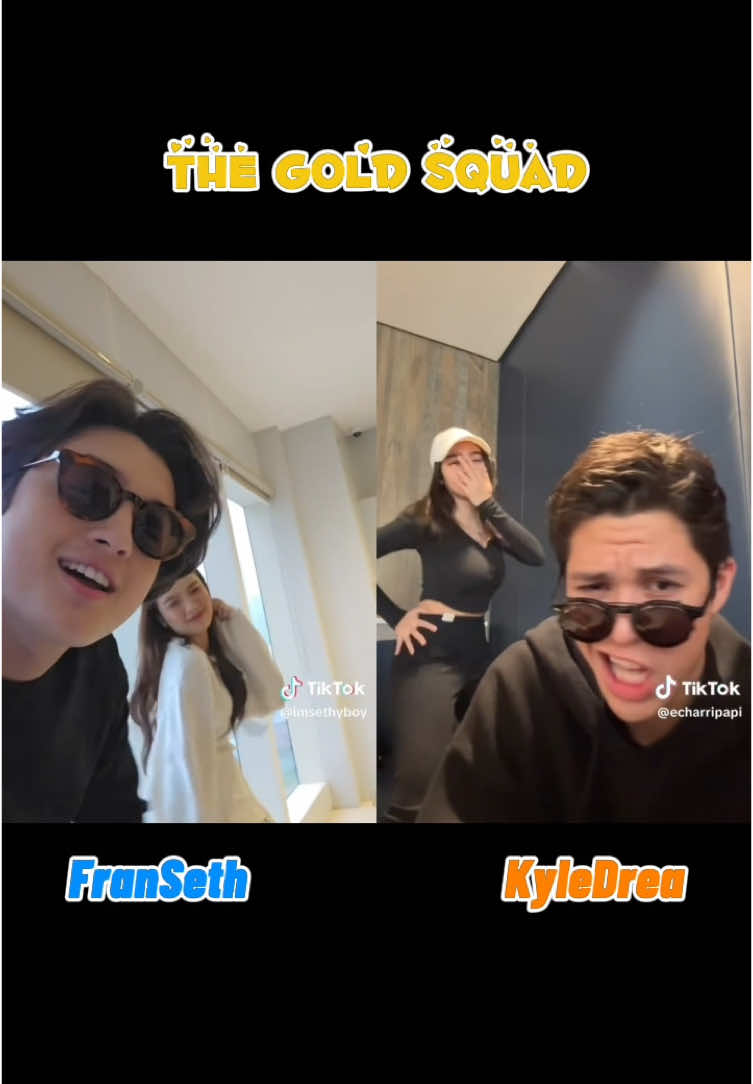 💜✨ The Gold Squad ✨💚 💙 FranSeth 🤝🏻 KyleDrea 🧡 #FranSeth #KyleDrea #KyCine #SethDrea #TheGoldSquad #fyp 