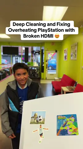 Fixing Little Kid’s Dusty PlayStation 😍 #fyp #foryou #foryoupage #asmr #moneytalkswireless #ct #bridgeportct #rocketleague #mtwrepair #playstation #sony #nyc #igotchu 