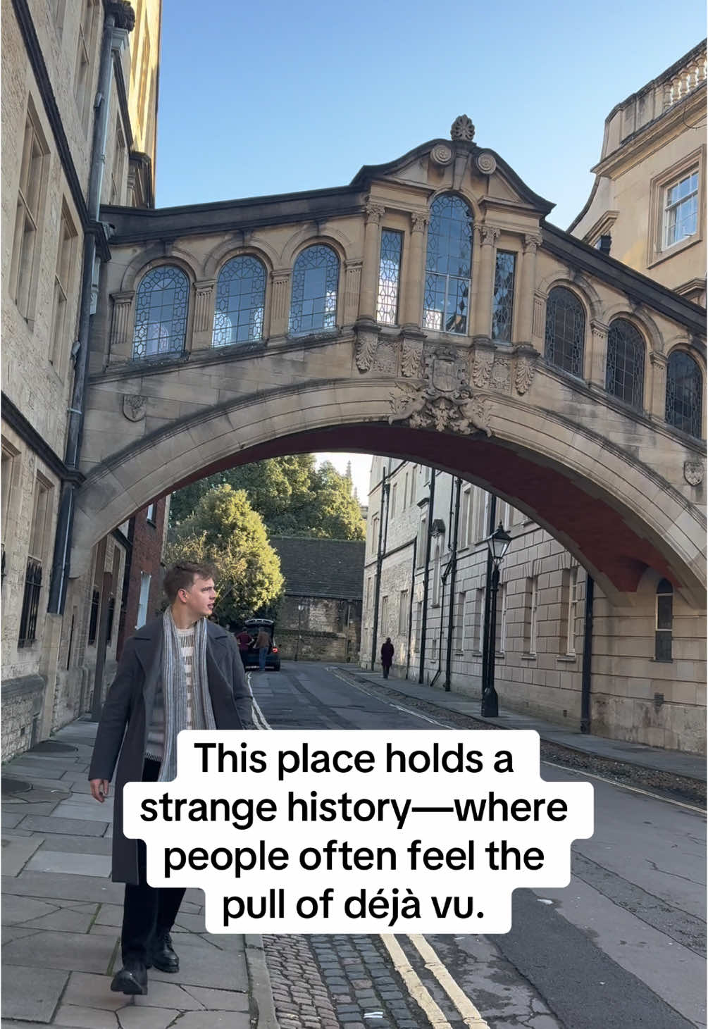 Oxford’s Bridge of Sighs: A Landmark with a Mysterious Past Oxford’s iconic Bridge of Sighs is more than just a beautiful landmark—it carries an air of mystery that fascinates visitors. Beneath its arches, people have reported strange sensations of déjà vu, as if the echoes of the past still linger in the shadows. Some whisper of a haunting spirit, a fleeting presence of a scholar lost to time, while others feel the weight of history in every step. A place where time blurs and stories endure, the bridge remains one of Oxford’s most enigmatic treasures. #history #historybuff #historytok #historytime #historytimes #historylesson #historyfacts #historyteacher #historytiktok #oxford #oxforduniversity #oxforduni 