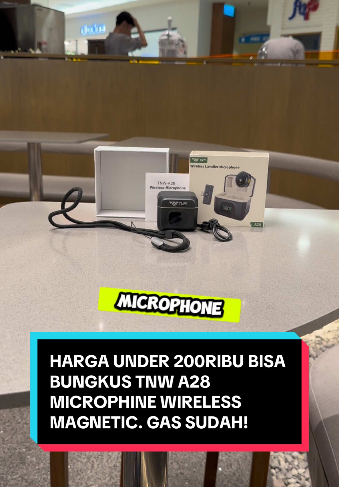 HARGA UNDER 200RIBU BISA BUNGKUS TNW A28 MICROPHINE WIRELESS MAGNETIC. GAS SUDAH! #tnwa28 #tnwa28wirelessmicrophone #micwirelesstnw #rekomendasimic #rekomendasimicwireless #micwirelesspemula #micwirelessmurah #tnwmicrophone #bymichelter 