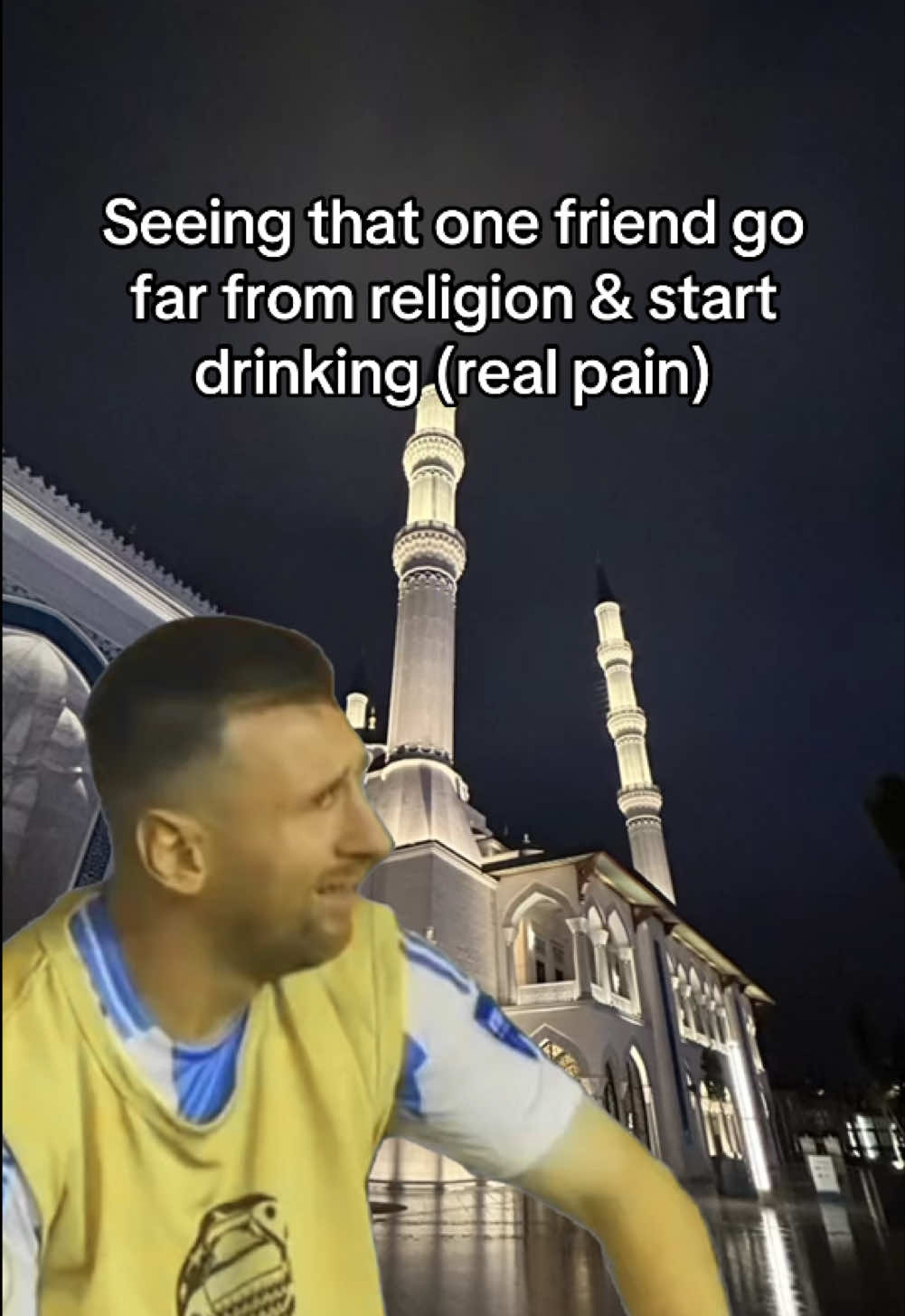 We used to go to the masjid together 💔 #prayer #friend #muslim #muslimtok 