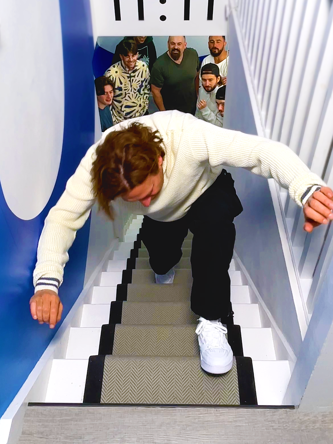 The stair step challenge 🤣👏
