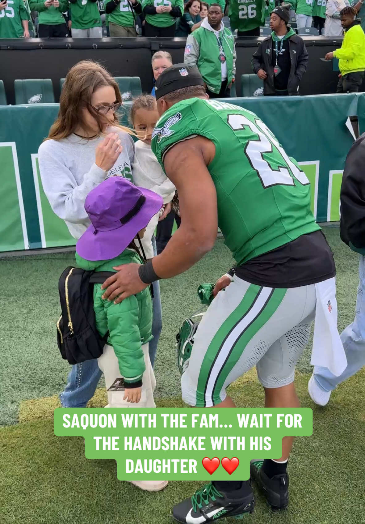 the cutest ❤️❤️ #saquonbarkley #nfl #philadelphiaeagles 